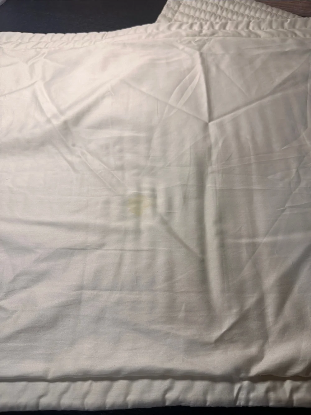 Macys Madison Park Collection white channel-stitched quilted pillow shams 20x28